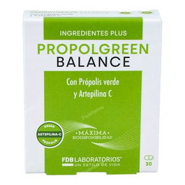 Propolgreen Balance 30 Cápsulas. Própolis Verde de Brasil para defensas naturales.
