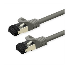 VALUE 21.99.1801 Patch Cable Cat.8 (Class I) S/FTP LSOH Gris 1 m, Litzendraht, RJ-45