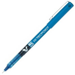 Boligrafo de tinta líquida Pilot V-5 Azul 0,5 mm 0,3 mm (12 Unidades)