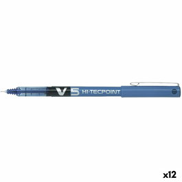 Boligrafo de tinta líquida Pilot V-5 Azul 0,5 mm 0,3 mm (12 Unidades)