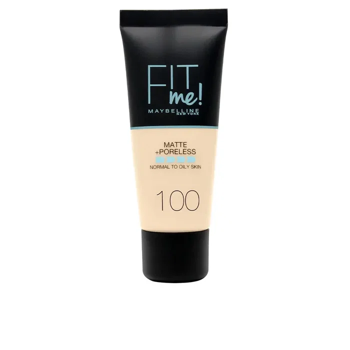 MAYBELLINE Base De Maquillaje Fit Me Matte Poreless Acabado Mate Para Poros 30 Ml MAYBELLINE Base De Maquillaje Fit Me Matte Poreless Acabado Mate Para Poros 30 Ml