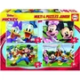 Disney Multi 4 Junior Mickey & Friends 20-40-60-80 piezas