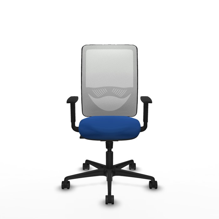 PIQUERAS Y CRESPO Silla de oficina Zulema con mecanismo Sincro, Azul y Blanco PIQUERAS Y CRESPO Silla de oficina Zulema con mecanismo Sincro, Azul y Blanco