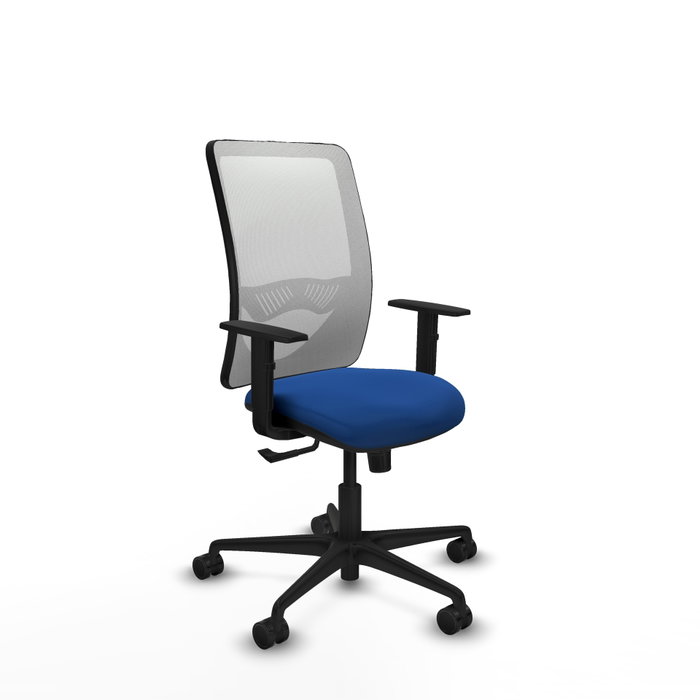 PIQUERAS Y CRESPO Silla de oficina Zulema con mecanismo Sincro, Azul y Blanco PIQUERAS Y CRESPO Silla de oficina Zulema con mecanismo Sincro, Azul y Blanco