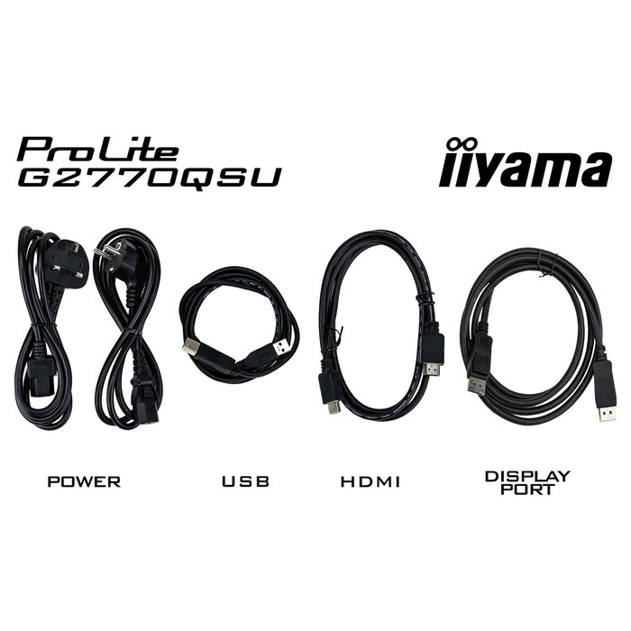 iiyama G-MASTER G2770QSU-B6 Monitor Gaming 27 WQHD Fast IPS 180Hz 0,2ms Black iiyama G-MASTER G2770QSU-B6 Monitor Gaming 27 WQHD Fast IPS 180Hz 0,2ms Black