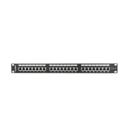 Lanberg PPS6-1024-B Panel de parcheo 24 puertos Cat6 1U Negro