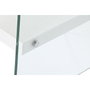 Escritorio DKD Home Decor Blanco Transparente Cristal Madera MDF 120 x 50 x 76 cm