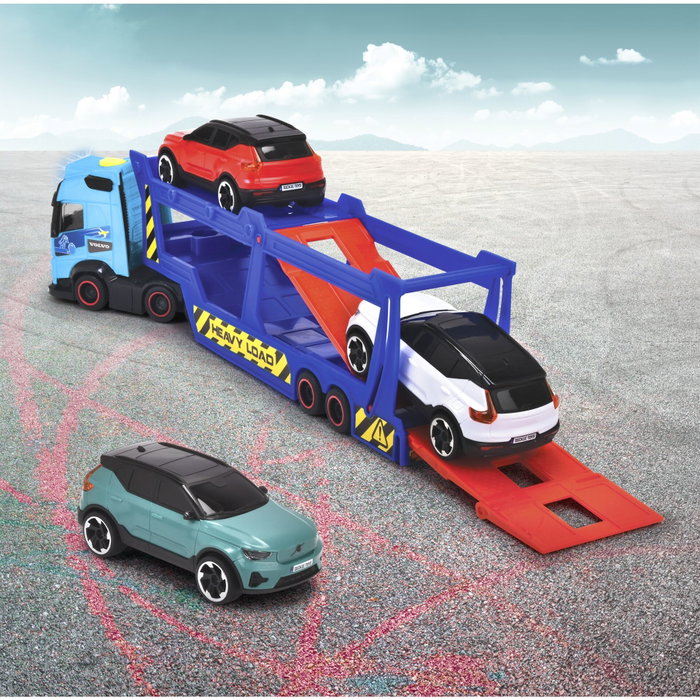 Dickie Volvo Car Transporter con 3 coches Volvo XC40 Recharge Dickie Volvo Car Transporter con 3 coches Volvo XC40 Recharge