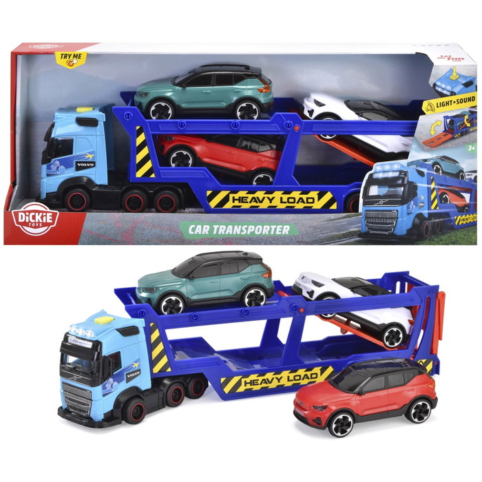 Dickie Volvo Car Transporter con 3 coches Volvo XC40 Recharge Dickie Volvo Car Transporter con 3 coches Volvo XC40 Recharge