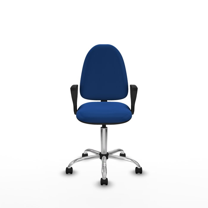 PIQUERAS Y CRESPO Silla de oficina Aýna Azul con Brazos Fijos