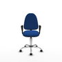 PIQUERAS Y CRESPO Silla de oficina Aýna Azul con Brazos Fijos