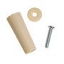 WOLFPACK LINEA PROFESIONAL Tope de Persiana con Tornillo 60 mm Marfil