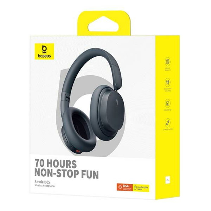Baseus Bowie D05 Auriculares de Diadema Bluetooth 5.2 Negro