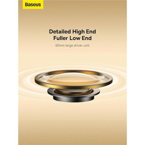 Baseus Bowie D05 Auriculares Diadema Bluetooth 5.2, 70 Horas, Negro