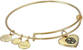 Alex And Ani Pulsera Corazón Sin Vida AC Dorada
