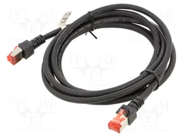 HELU Patch cord Cat 6 S/FTP RJ45 2m negro