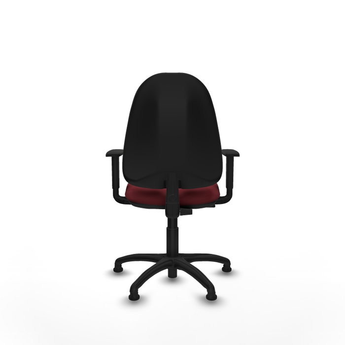 PIQUERAS Y CRESPO Silla de oficina Algarra Granate con Brazos 1D PIQUERAS Y CRESPO Silla de oficina Algarra Granate con Brazos 1D
