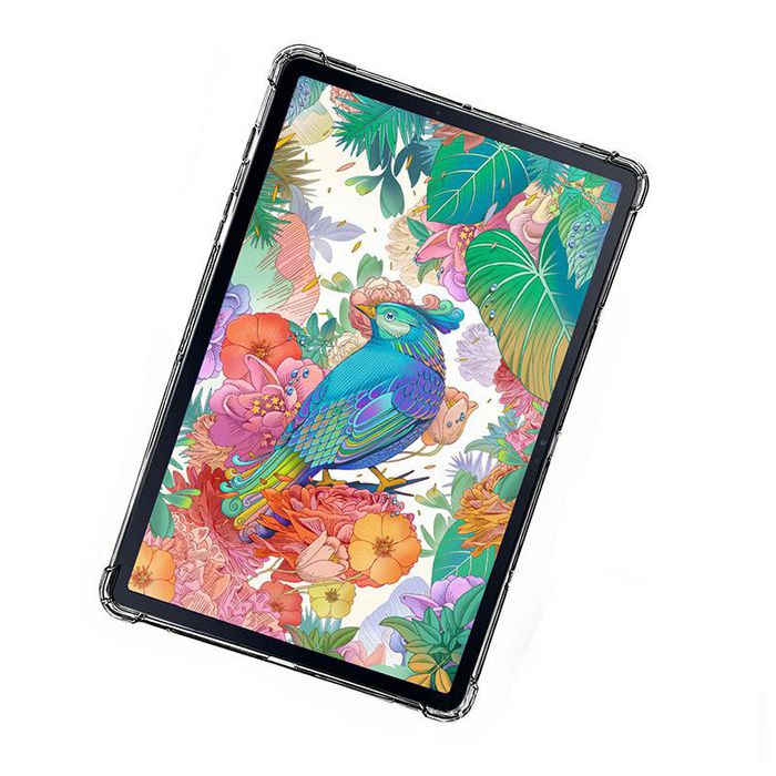 eSTUFF Funda flexible transparente ORLANDO para Samsung Galaxy Tab S7 y Tab S8, TPU con esquinas reforzadas, proteccion completa y absorcion de impactos