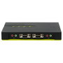 LevelOne KVM-0421 Switch KVM de 4 puertos VGA, USB y Audio
