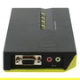 LevelOne KVM Switch 4 Puertos 4-Fach VGA + 2xUSB + Audio