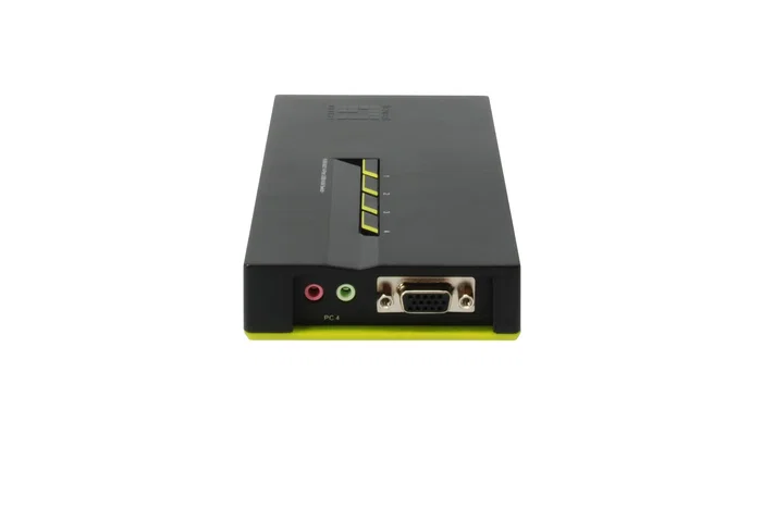 LevelOne KVM-0421 Switch KVM de 4 puertos VGA, USB y Audio