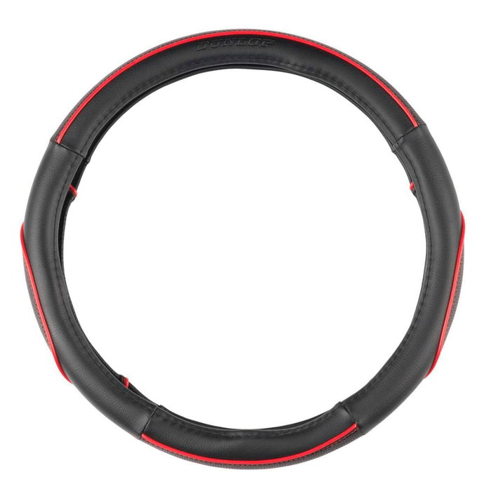 Dunlop Funda para volante de Ø 37-39 cm con detalle rojo