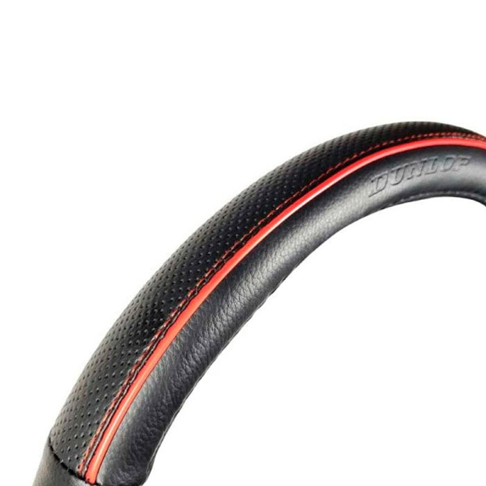 Dunlop Funda para volante de Ø 37-39 cm con detalle rojo