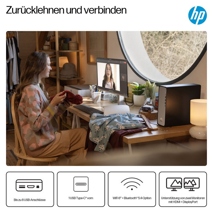 HP Slim Desktop S03-0134ng i3-14100/16GB/512SSD/FreeDOS HP Slim Desktop S03-0134ng i3-14100/16GB/512SSD/FreeDOS