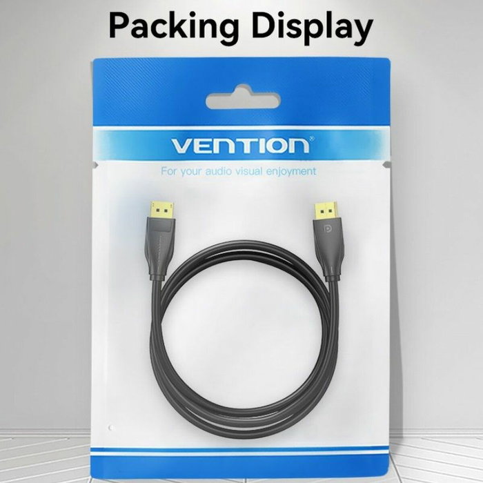 Vention Cable DisplayPort 1.4 8K HCDBH Negro 2m