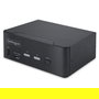 StarTech Conmutador KVM DisplayPort 1.4 2 Puertos y 2 Monitores - Switch para 8K 60Hz, 4K 144Hz, con Hub USB 3.2 10Gbps y Control por Teclado - Negro