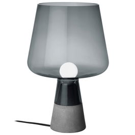 Iittala Lámpara Leimu Lamp Gris Diámetro 25 cm Altura 38 cm Inspirada en Arquitectura Moderna