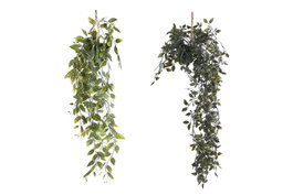 DKD Home Decor Planta PE 20x20x50 Surtida Verde