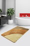 Mijölnir Alfombrilla de Baño Acrílico Caramel 60x100cm Confort y Antideslizante