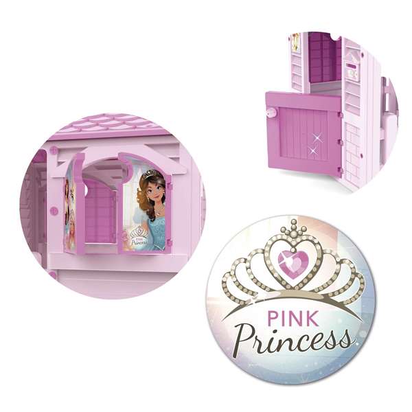 Chicos Casa Pink Princess con hueco para mascotas 94x103x104 cm
