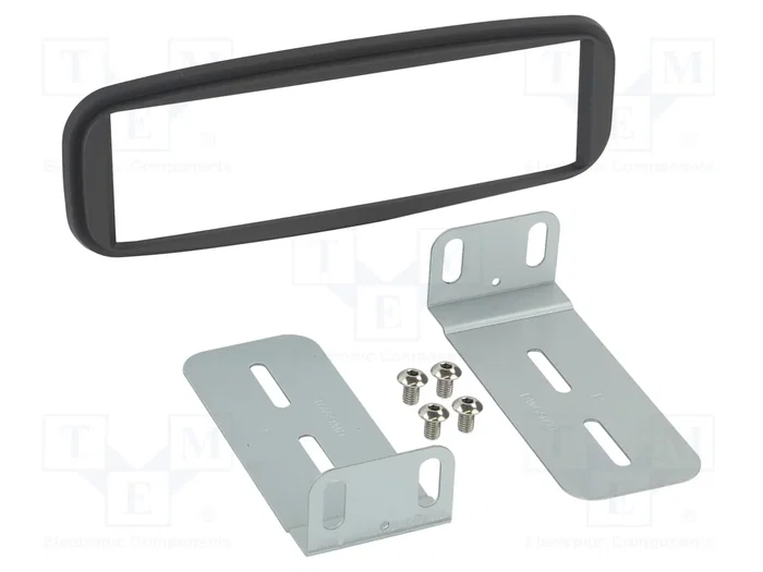 ACV Bastidor de montaje de radio 1 DIN para Renault Clio IV 2012-2016, negro ACV Bastidor de montaje de radio 1 DIN para Renault Clio IV 2012-2016, negro