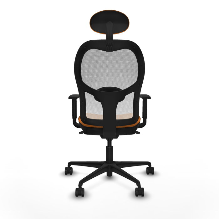 PIQUERAS Y CRESPO Silla de oficina Jorquera Naranja y Blanco