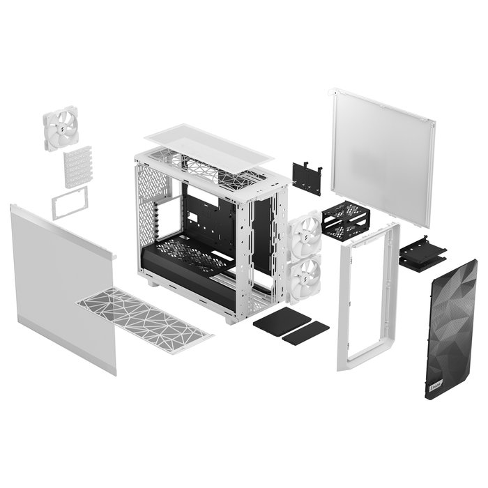 Fractal Design Meshify 2 Lite Blanco con Vidrio Templado
