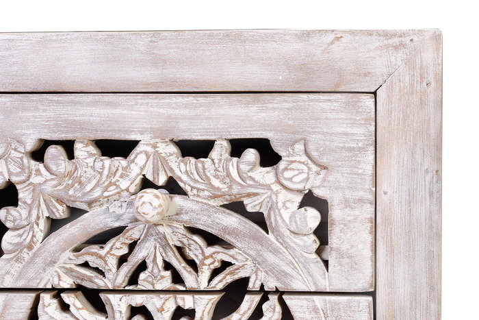 Giner y Colomer Sinfonier 5 Cajones Madera de Mango y Hierro Blanco Envejecido Giner y Colomer Sinfonier 5 Cajones Madera de Mango y Hierro Blanco Envejecido