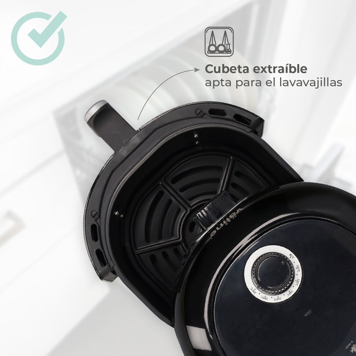 Väline Freidora sin aceite Sabiri 3,2L Negro
