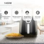 Väline Freidora sin aceite Sabiri 3,2L Negro