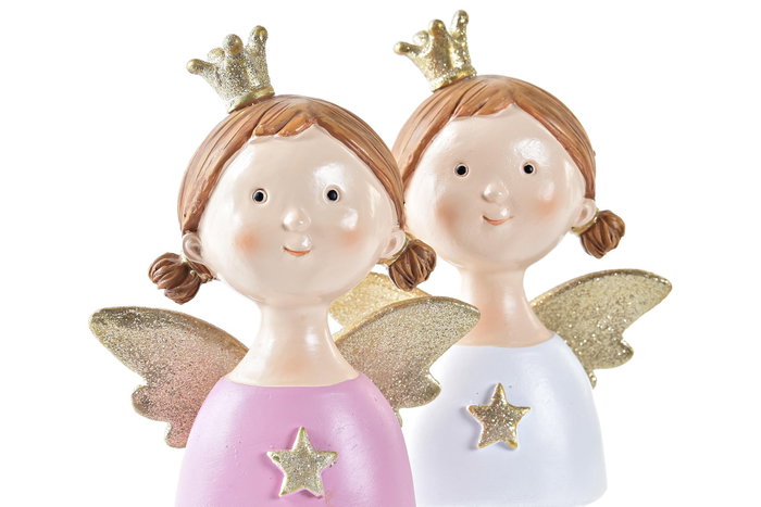DKD Home Decor Figura de Ángel en Resina Surtida