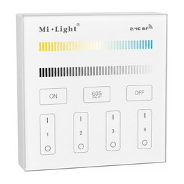 Miboxer LED Fernbedienung Smart Panel dual white (CCT) 4-Zonas *Milight/Miboxer*