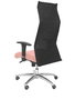 PIQUERAS Y CRESPO Sillón Albacete con Mecanismo Sincro, Asiento Rosa y Malla Negra
