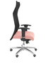 PIQUERAS Y CRESPO Sillón Albacete con Mecanismo Sincro, Asiento Rosa y Malla Negra
