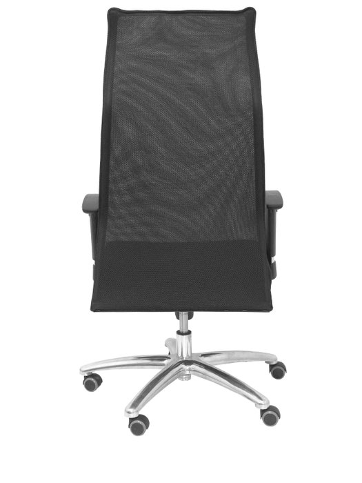 PIQUERAS Y CRESPO Sillón Albacete con Mecanismo Sincro, Asiento Rosa y Malla Negra