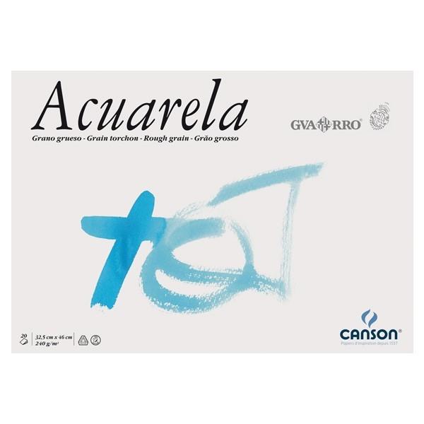 Canson-Guarro Bloc de dibujo para acuarela 240 g/m² 23x32,5 cm 20 hojas