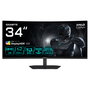 Gigabyte G34WQC2 Monitor Gaming Curvo 34 pulgadas UWQHD 200Hz VA Black