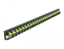DeLOCK Caja de empalme Panel Frontal 24 puertos SC Simplex verde lima de 19″