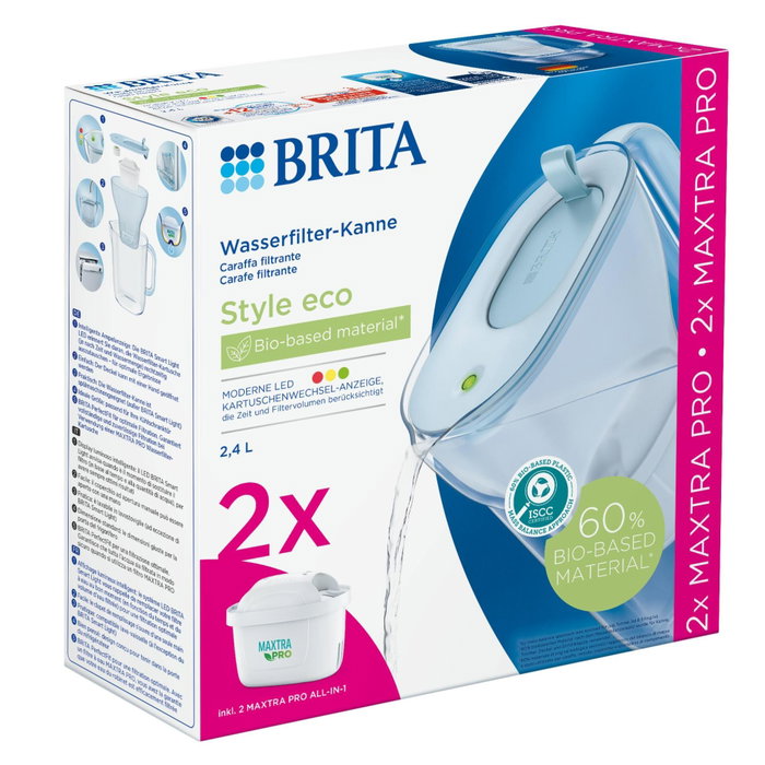 Brita Style eco glacier blue con 2 MAXTRA PRO All-in-1