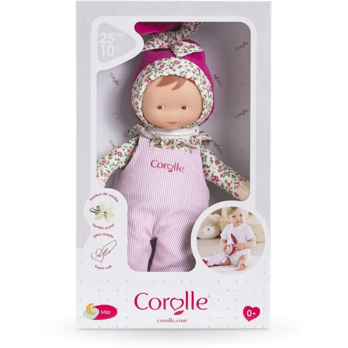 Corolle Miss Chic Rosa Granadina - Peluche 25 cm - Aroma a vainilla AACOY22532